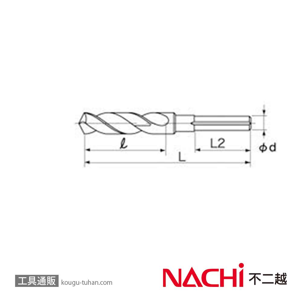 NACHI SNOS10.0-8 10.0X3/8 ステンレス用コバルトノスドリルの画像