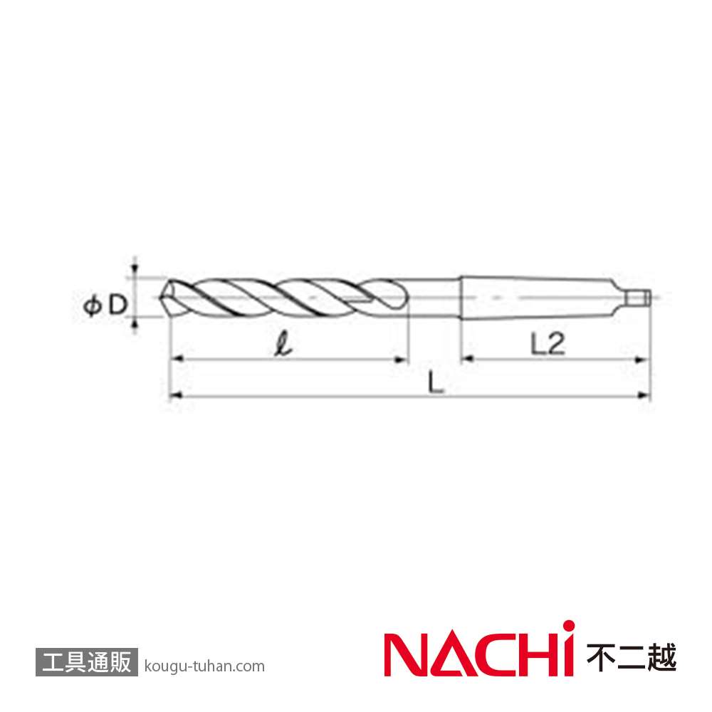 NACHI COTD14.2 コバルトテーパシャンクドリル 14.2MM画像