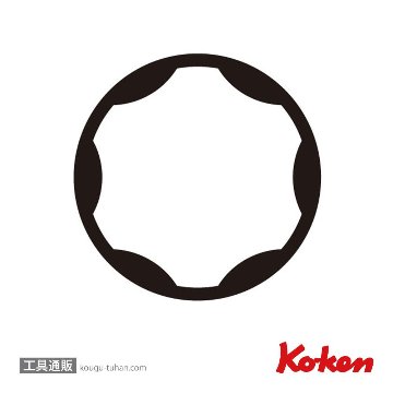 コーケン RS3410M/12 3/8"サーフェイスソケットレールセット 12ヶ組の画像
