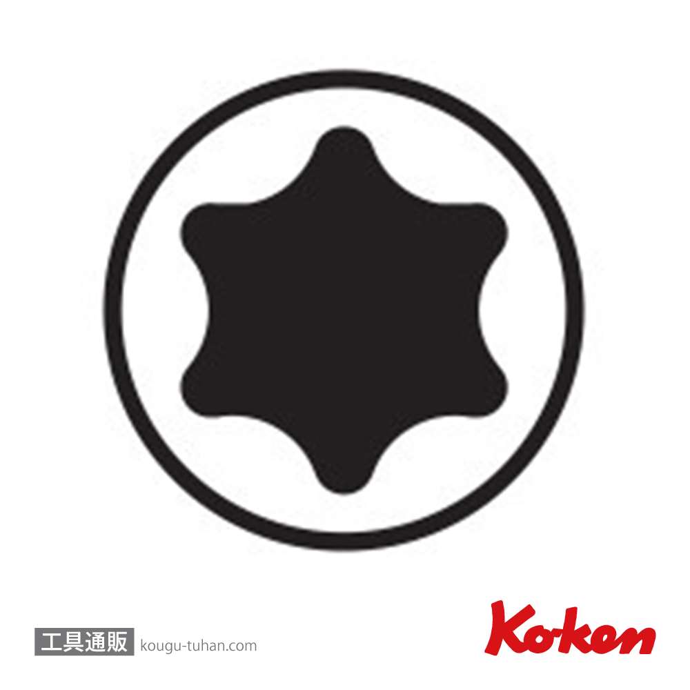 コーケン 3025.50-T30 3/8"トルクスビットソケット T30の画像