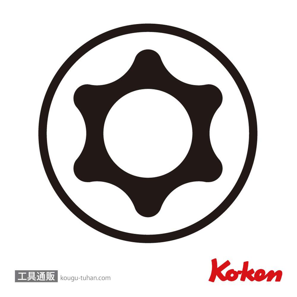 コーケン 3025.50-T30H 3/8"イジリ止めトルクスビットソケットの画像