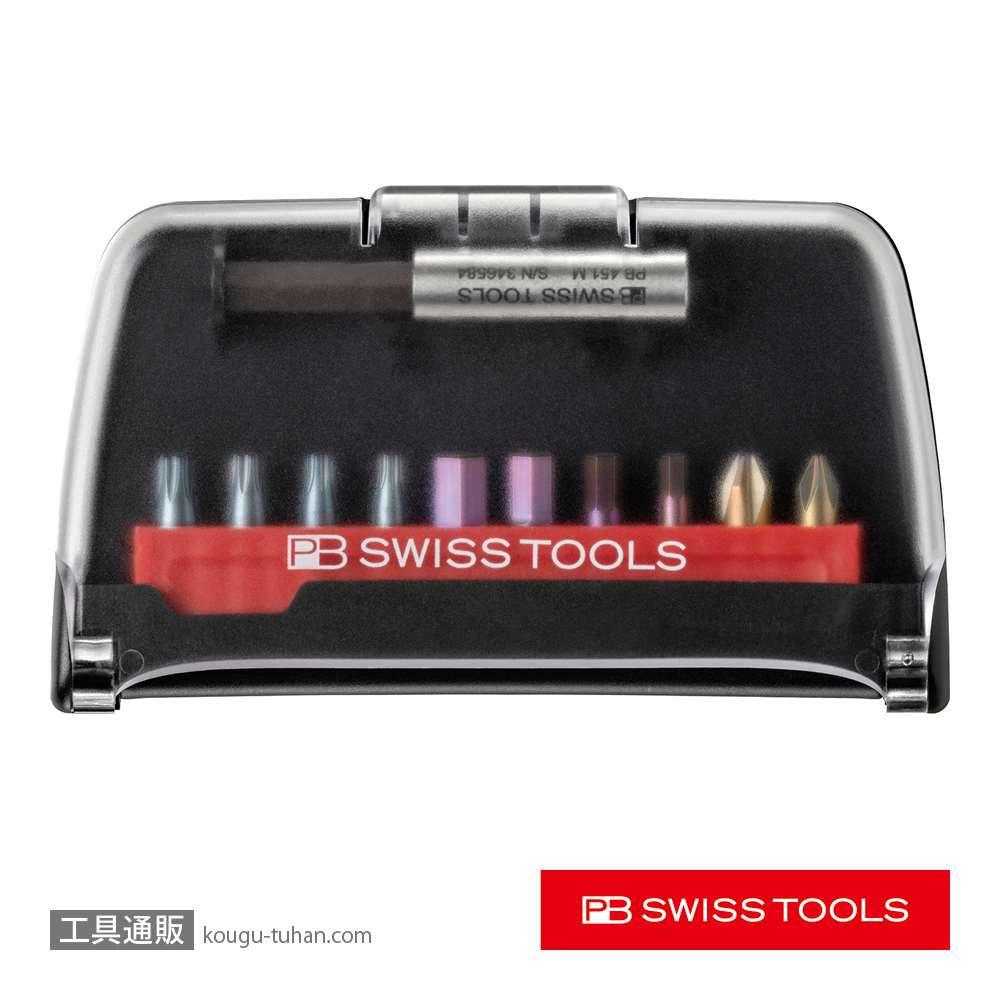 PB C6.700BC ドライバービット10本組セット (ケース入り)の画像