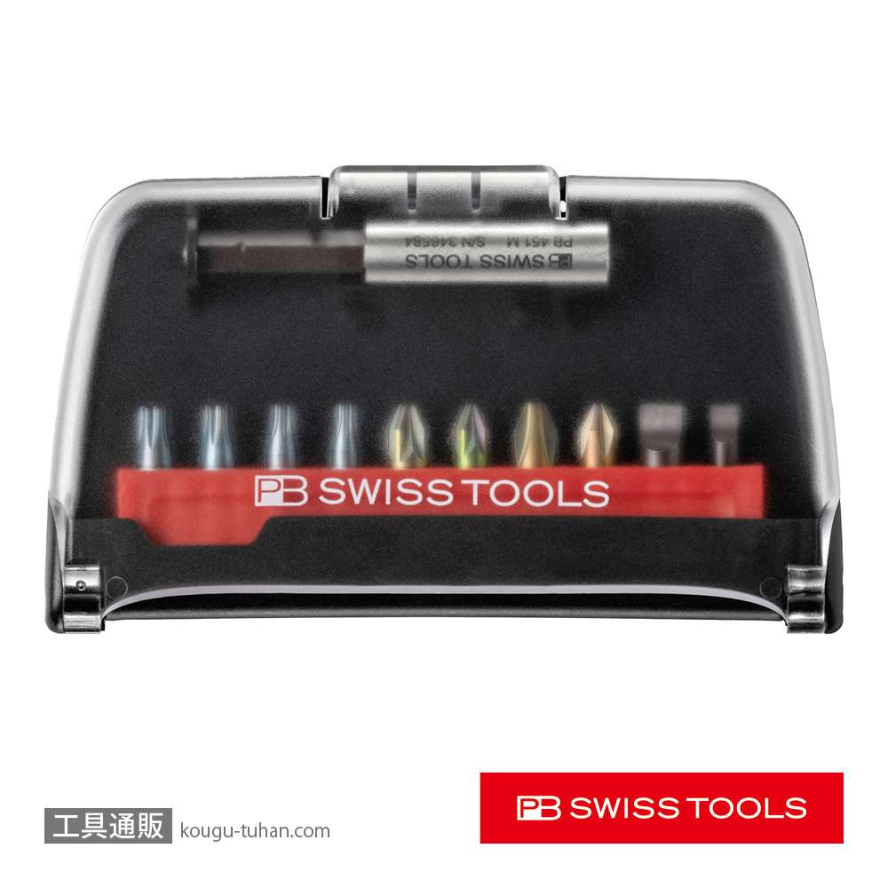 PB C6.702BC ドライバービット10本組セット (ケース入り)の画像