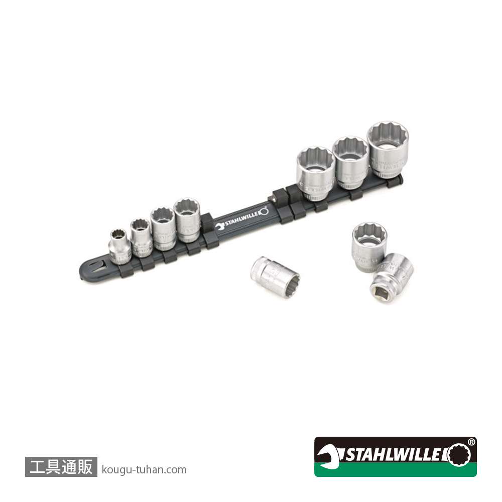 スタビレー 12917/10-45 (3/8SQ)用ソケットセット10点 レール付の画像