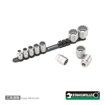 スタビレー 12918/10-50 (1/2SQ)用ソケットセット10点 レール付の画像