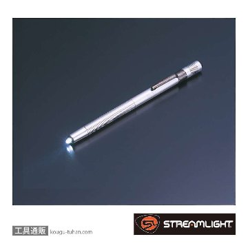 ストリームライト 65012 スタイラス(シルバー) ホワイトLED (#65112)の画像