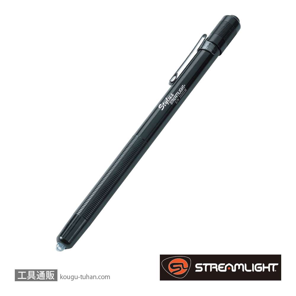 ストリームライト 65018 スタイラス ブラックボディ/ホワイトLEDの画像