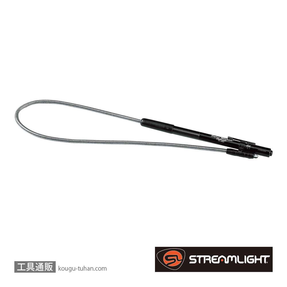 ストリームライト 65418 スタイラスリーチ ロング ブラックボディ/ホワイトLEDの画像
