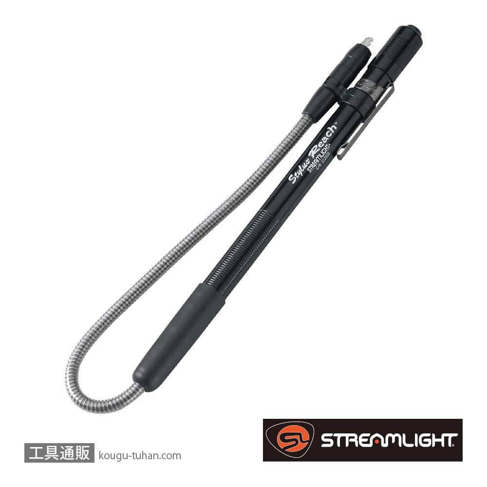 ストリームライト 65618 スタイラスリーチ ブラックボディ/ホワイトLEDの画像