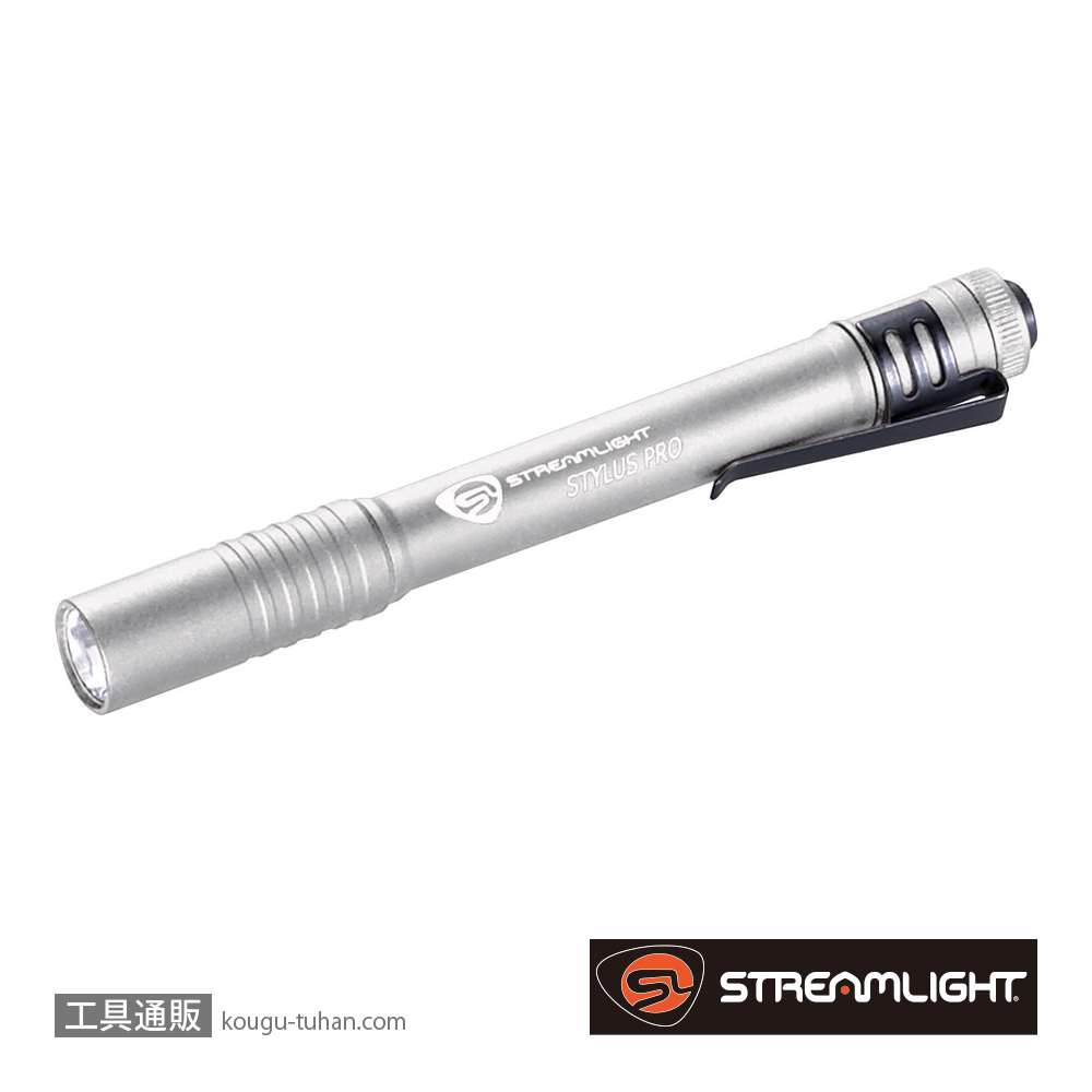 ストリームライト 66121 スタイラスプロ シルバーボディ/ホワイトLEDの画像