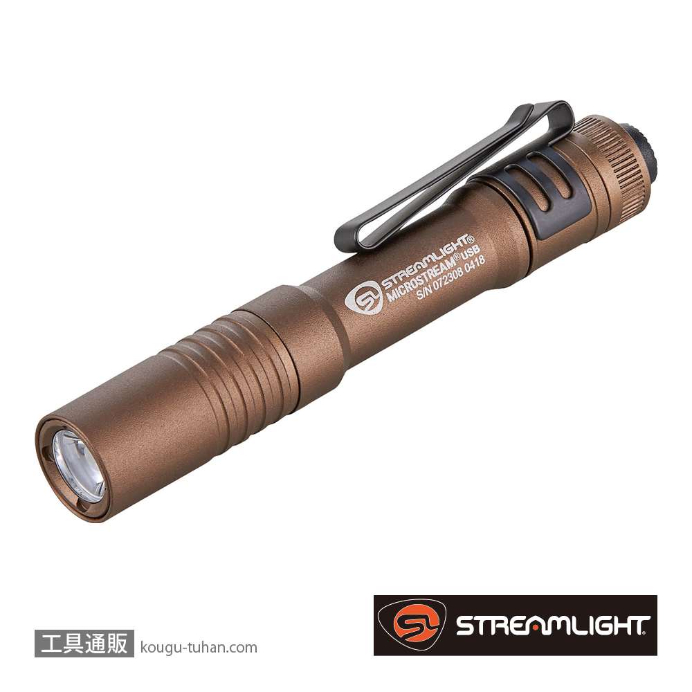 ストリームライト 66608 マイクロストリーム USB コヨーテの画像
