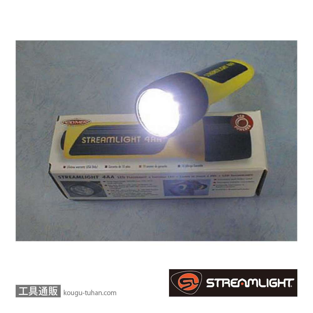 ストリームライト 68201 プロポリマー4AA 7LED (イエロー) 電池付の画像