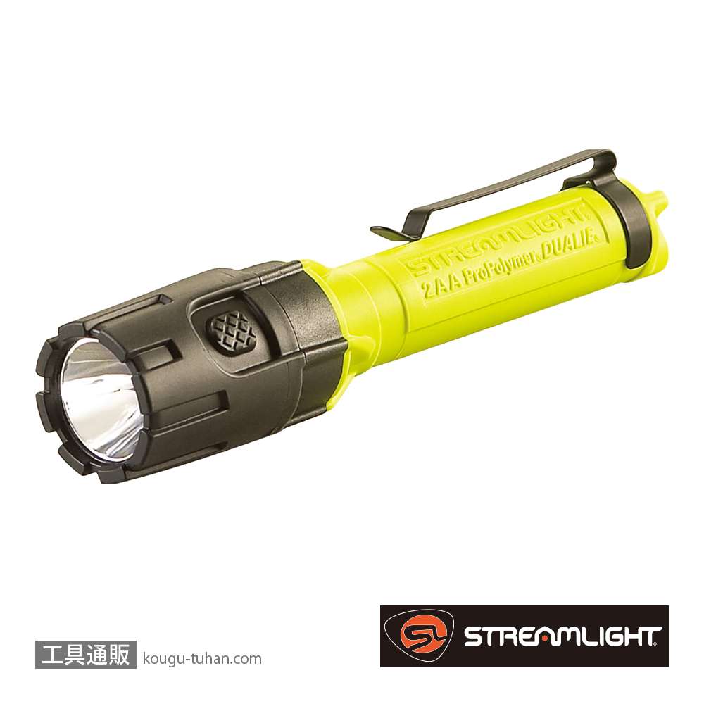 ストリームライト 67751 デュアリー 乾電池入 イエローの画像