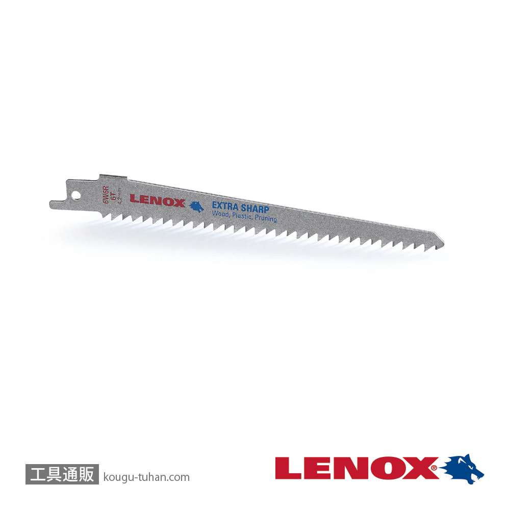 LENOX LXJP6W6R 剪定用セーバーソーブレード150X6T(5枚の画像
