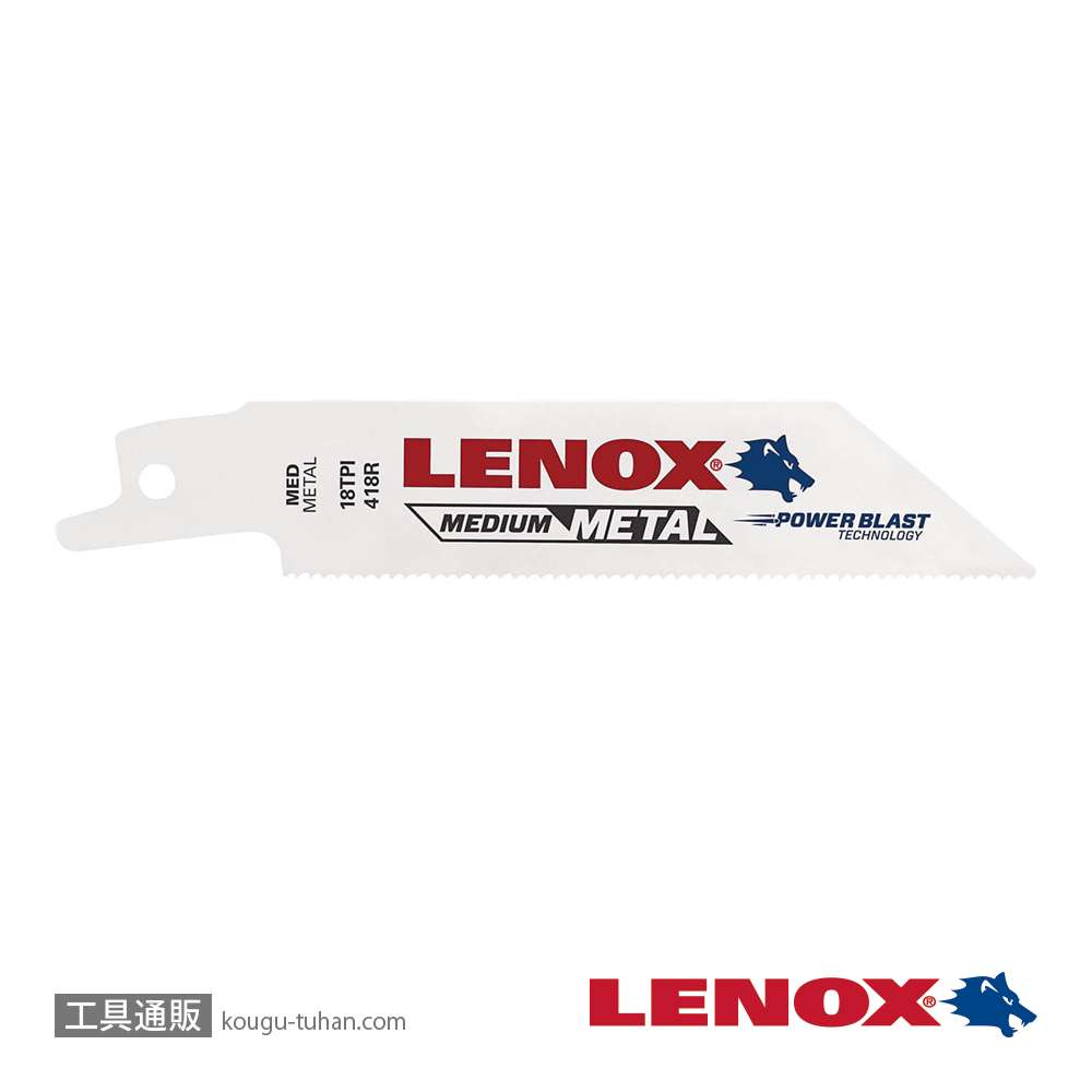 LENOX LXJP418R バイメタルセーバーソー100X18T(5枚)の画像