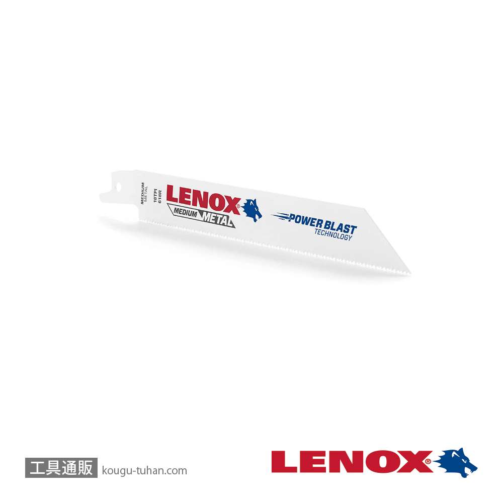 LENOX LXJP618R バイメタルセーバーソー150X18T(5枚)の画像