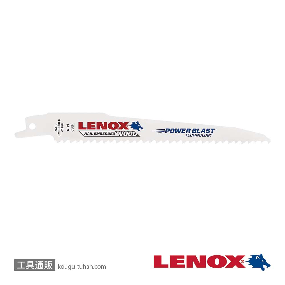 LENOX LXJP656R バイメタルセーバーソー150X6T(5枚)の画像