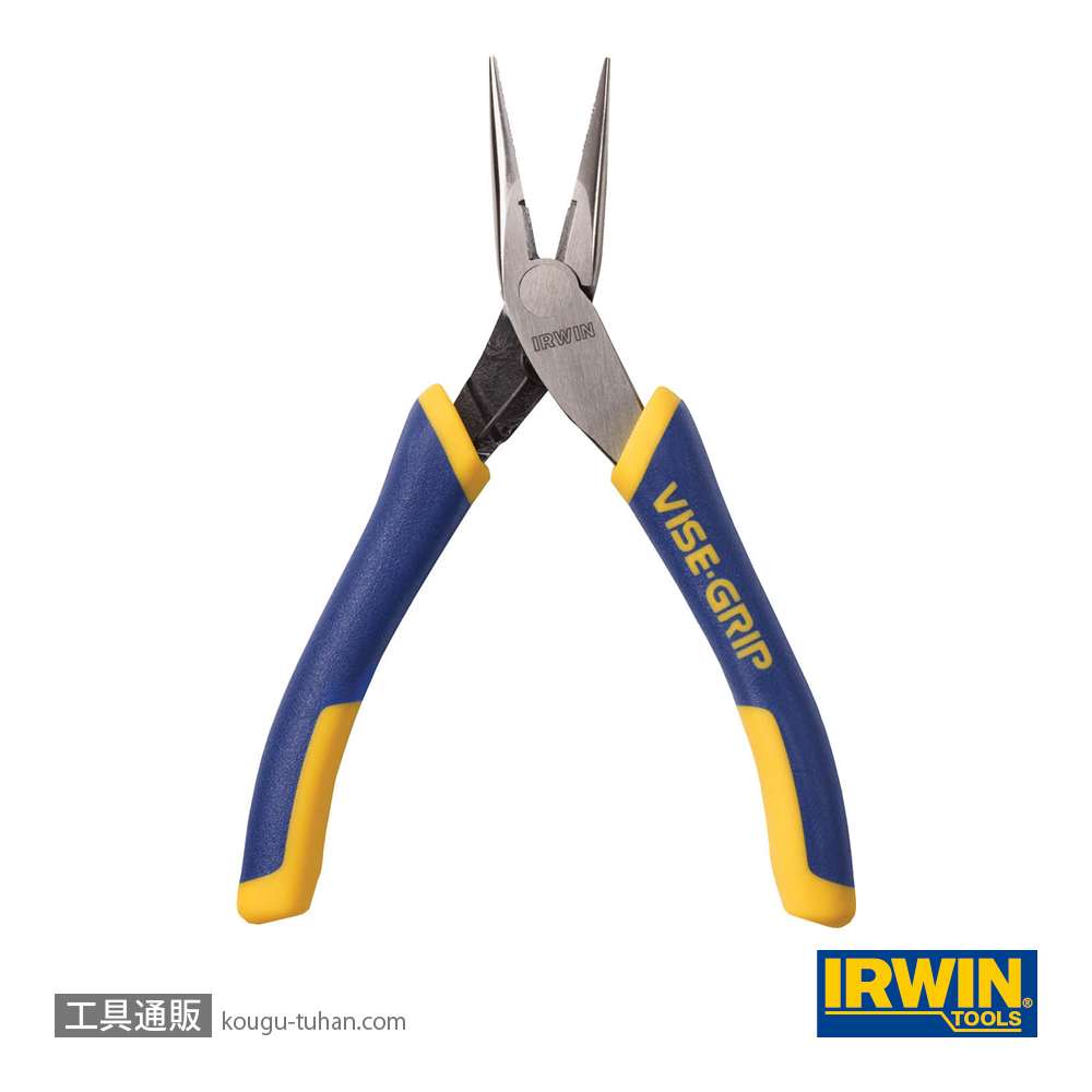 アーウィン 2078905 ロングノーズプライヤー135mm(バネ付)の画像