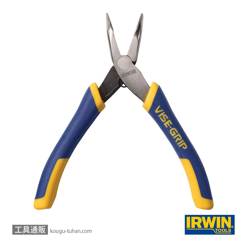 アーウィン 2078965 先曲りロングノーズプライヤー125mm(バネ付)の画像