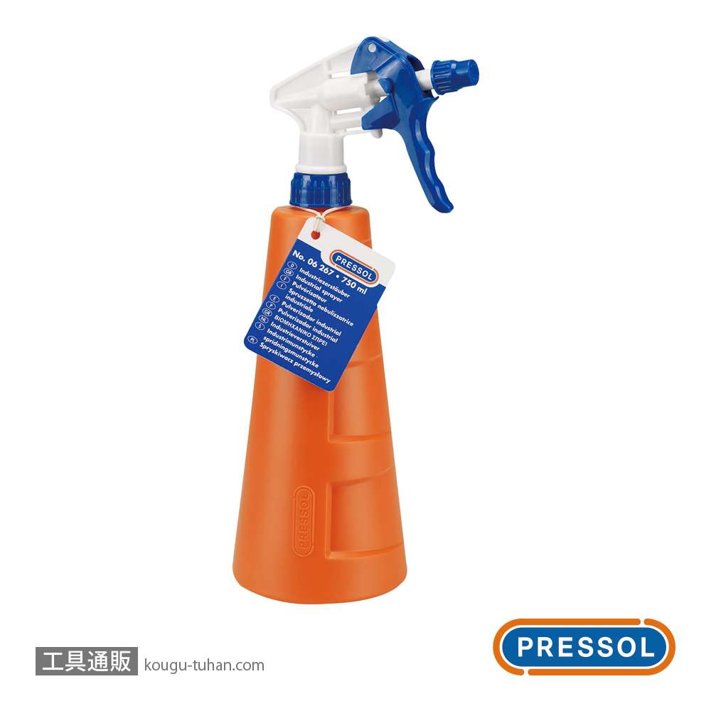 プレッソル 06267 スプレイヤー工業用 750ml オレンジの画像