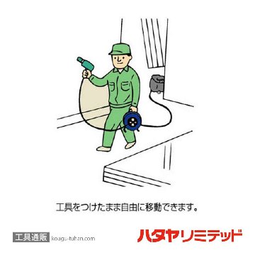 ハタヤ AH-30 エヤーハイリール (30M)の画像