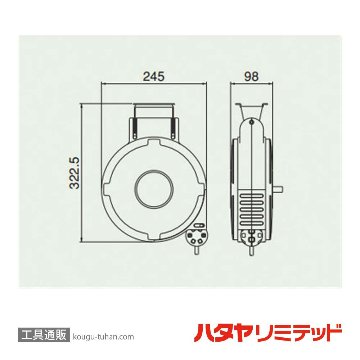 ハタヤ ABU-082 自動巻エヤーマックMS (8M)の画像