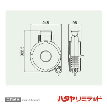 ハタヤ ABT-082 耐熱エヤーマックMS (8M)の画像