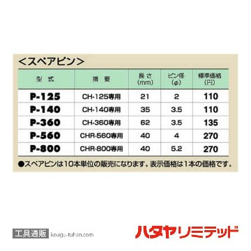 ハタヤ CH-140 チェーンカッター 3/8"自転車チェーン専用型の画像