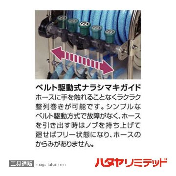 ハタヤ SSA-20P ステンレスホースリール (20M)の画像