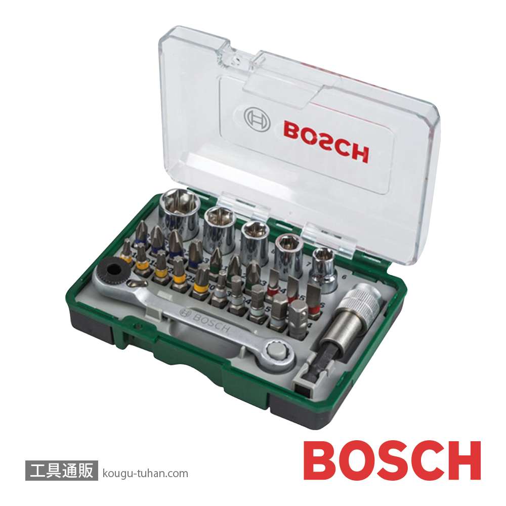 BOSCH 2607017375 27p マルチドライバー&ソケットセットの画像