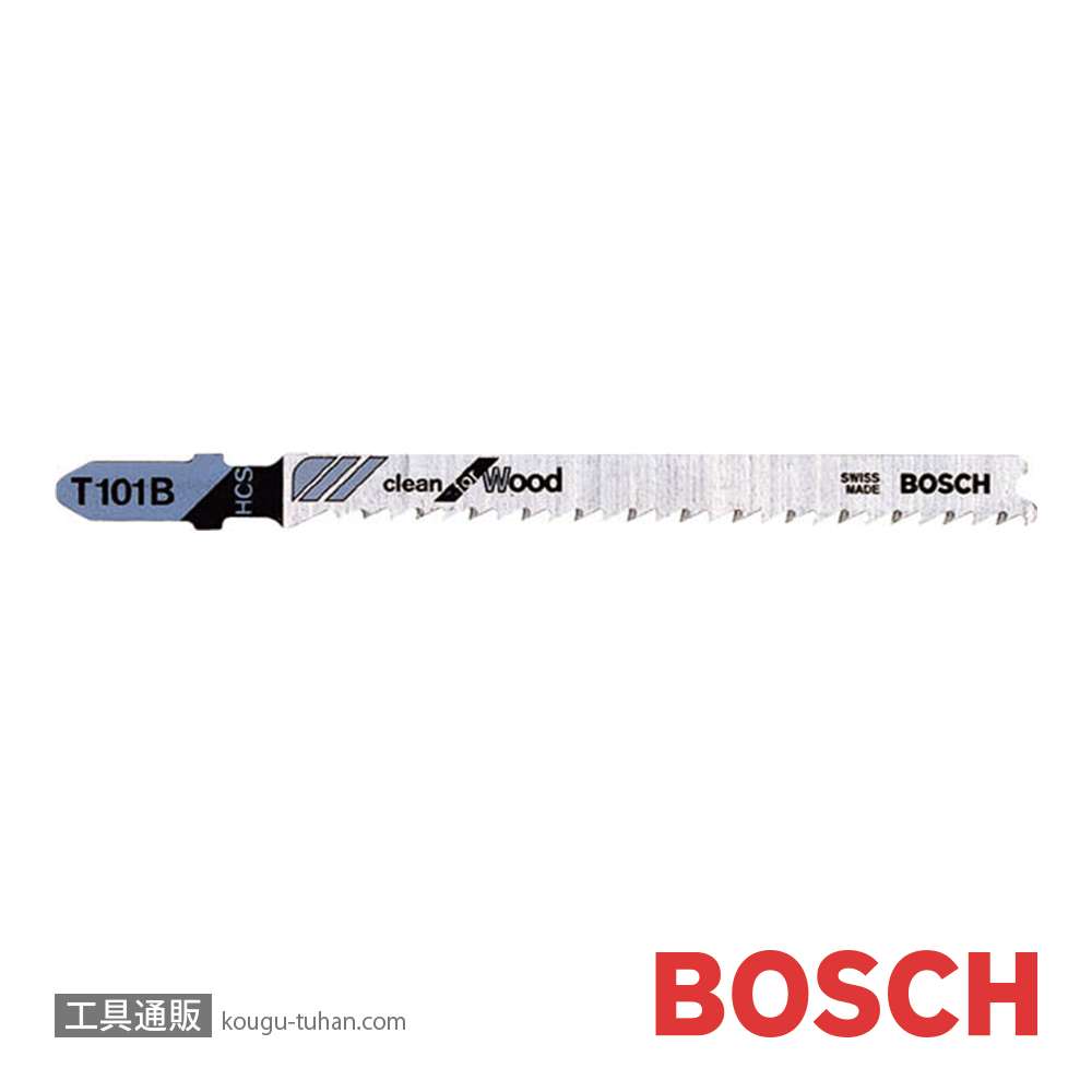 BOSCH T-101B ジグソーブレード (5本)の画像