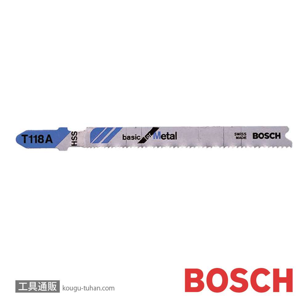 BOSCH T-118A/3 ジグソーブレード (3本)の画像