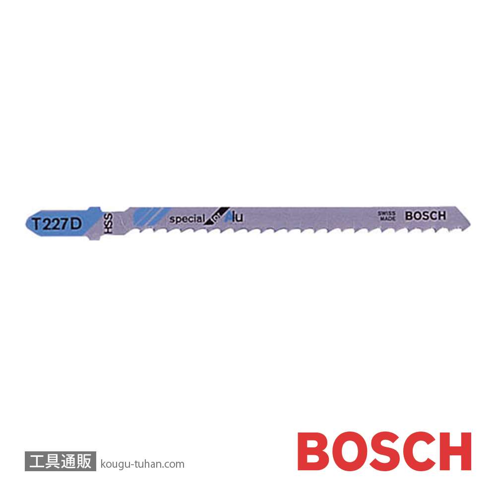 BOSCH T-227D ジグソーブレード (5本)の画像