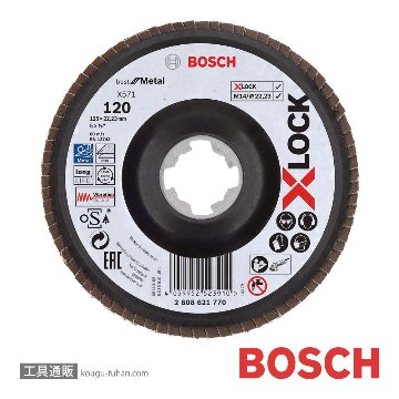BOSCH 2608621770 XL研磨ディスク125G120ベント【10点セット】の画像