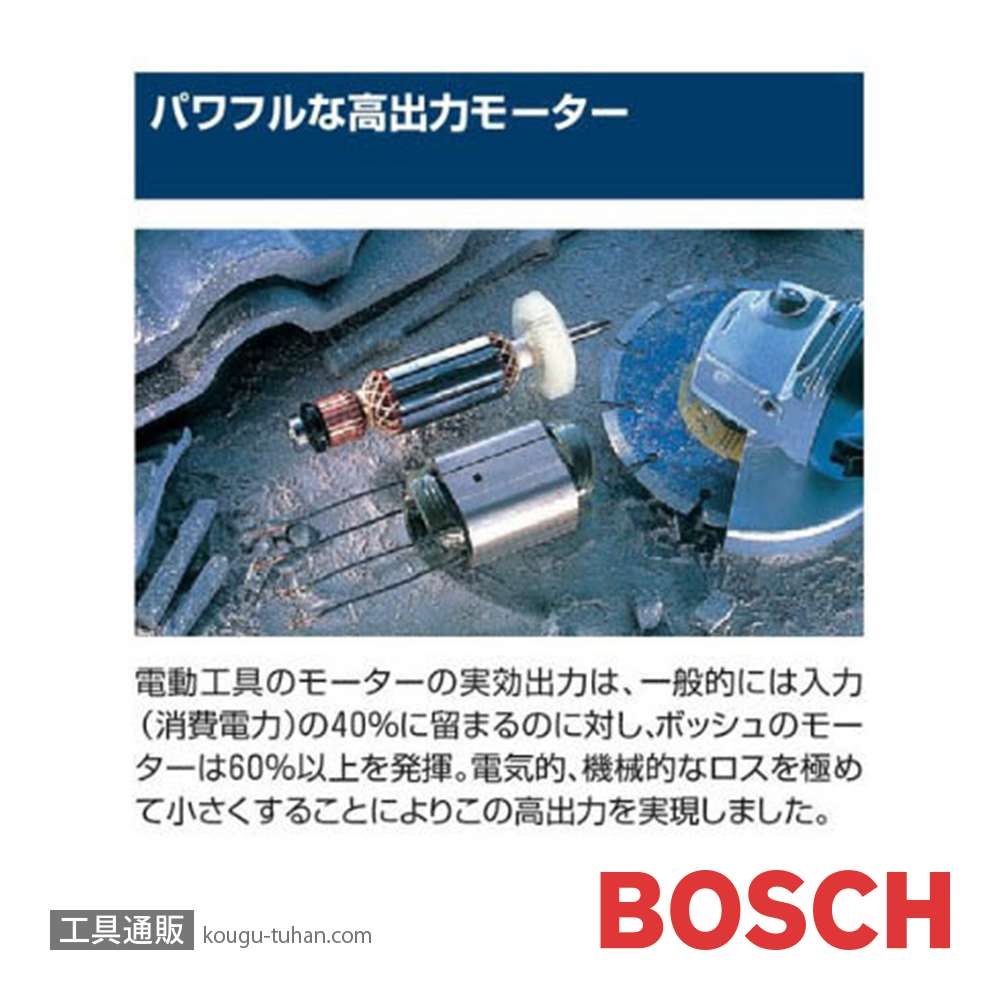BOSCH GWS7-100E ディスクグラインダー (電子無段変速)の画像