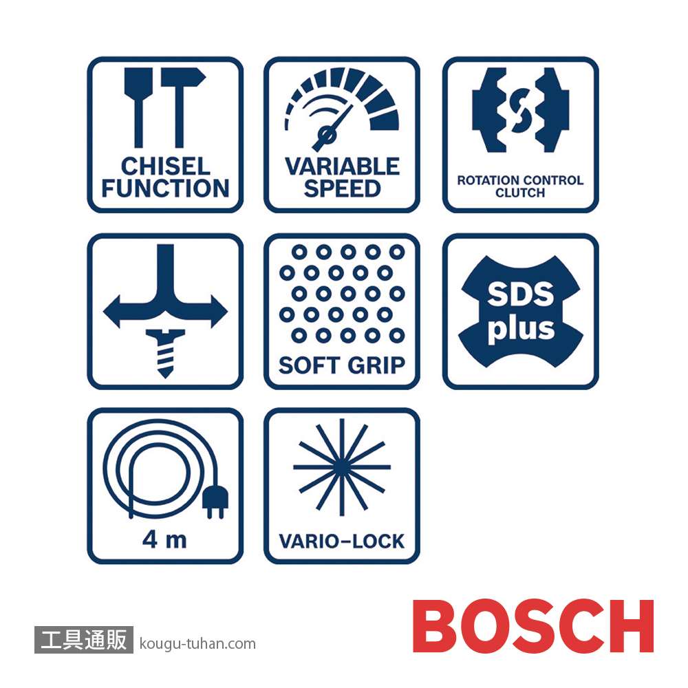 BOSCH GBH2-26 ハンマードリル(SDSプラス)の画像