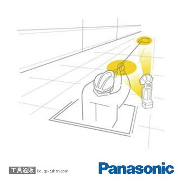 パナソニック EZ37C6X-R 工事用充電LEDスポットワイドライト(赤)の画像