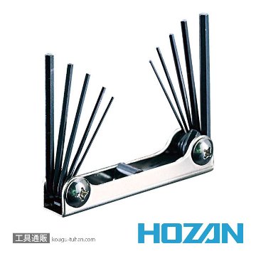 HOZAN W-98 六角レンチセット (１０本組)の画像