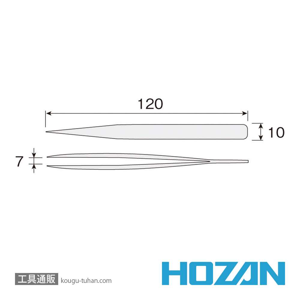 HOZAN P-880 ピンセットの画像