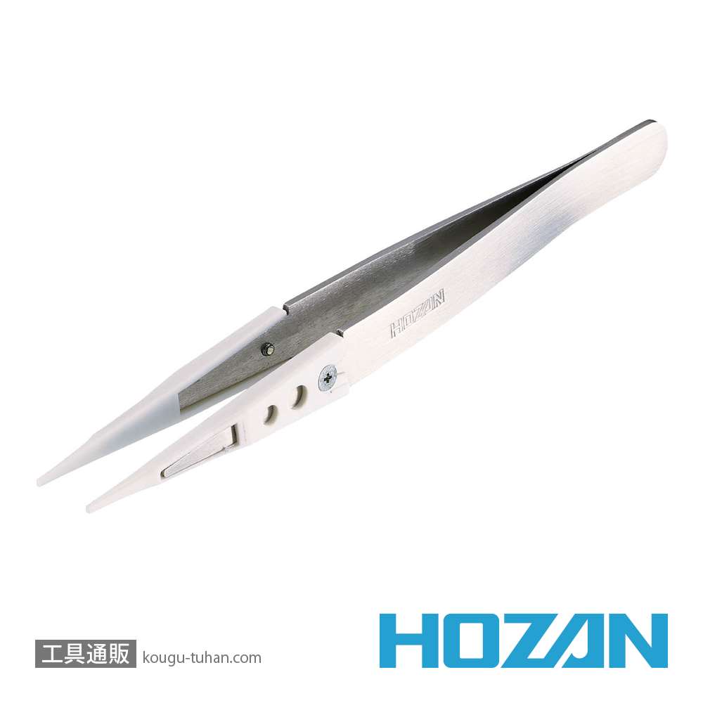 HOZAN P-640-P プラチップピンセットの画像