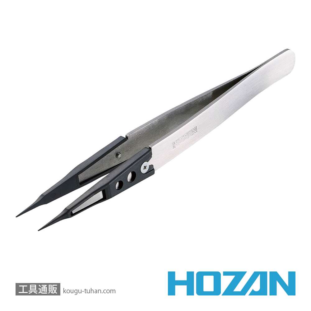 HOZAN P-641-S ESDチップピンセットの画像