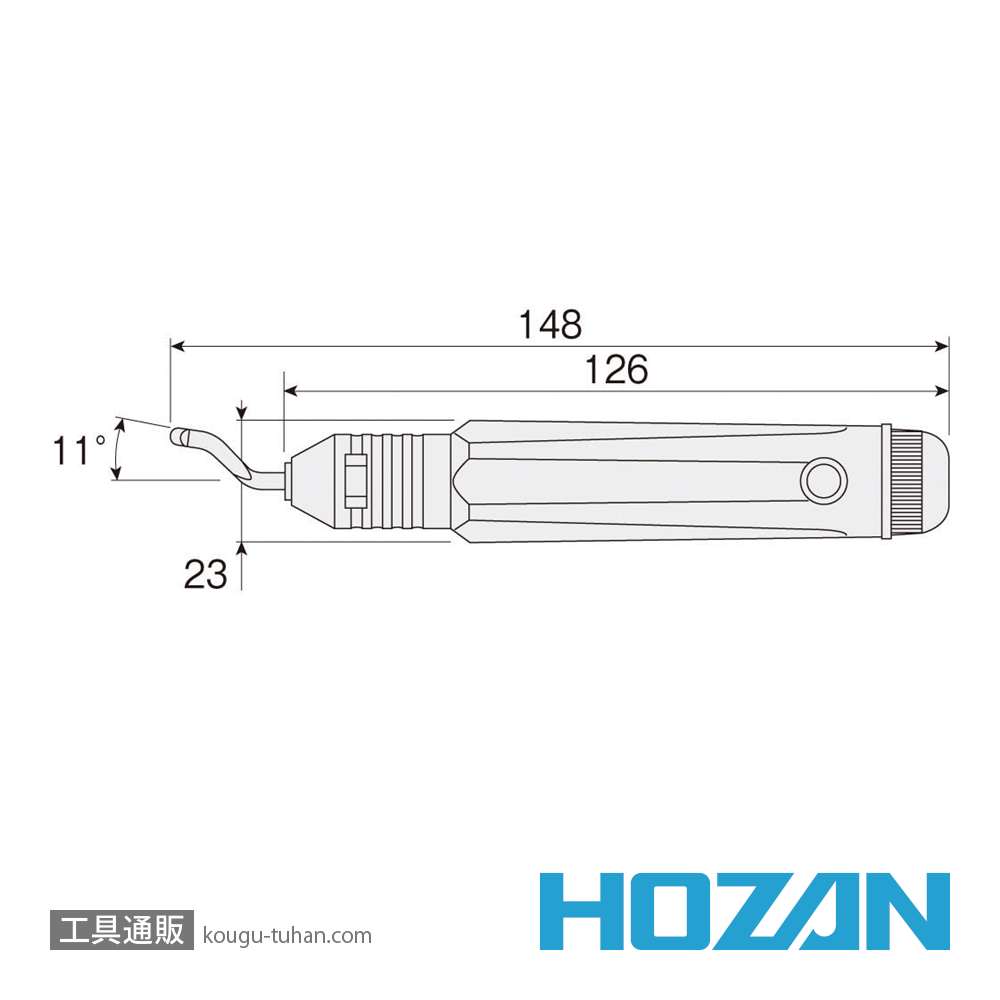 HOZAN K-35 バリ取りナイフの画像