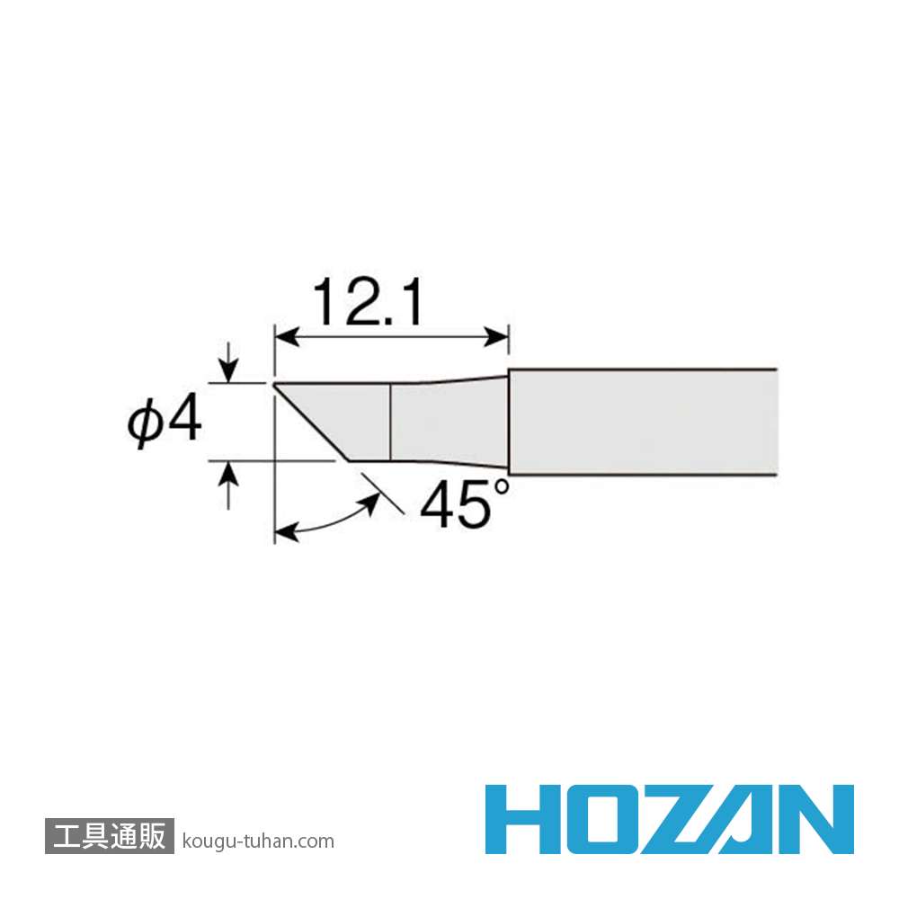 HOZAN HS-51C04 ビット (HS-51用)の画像