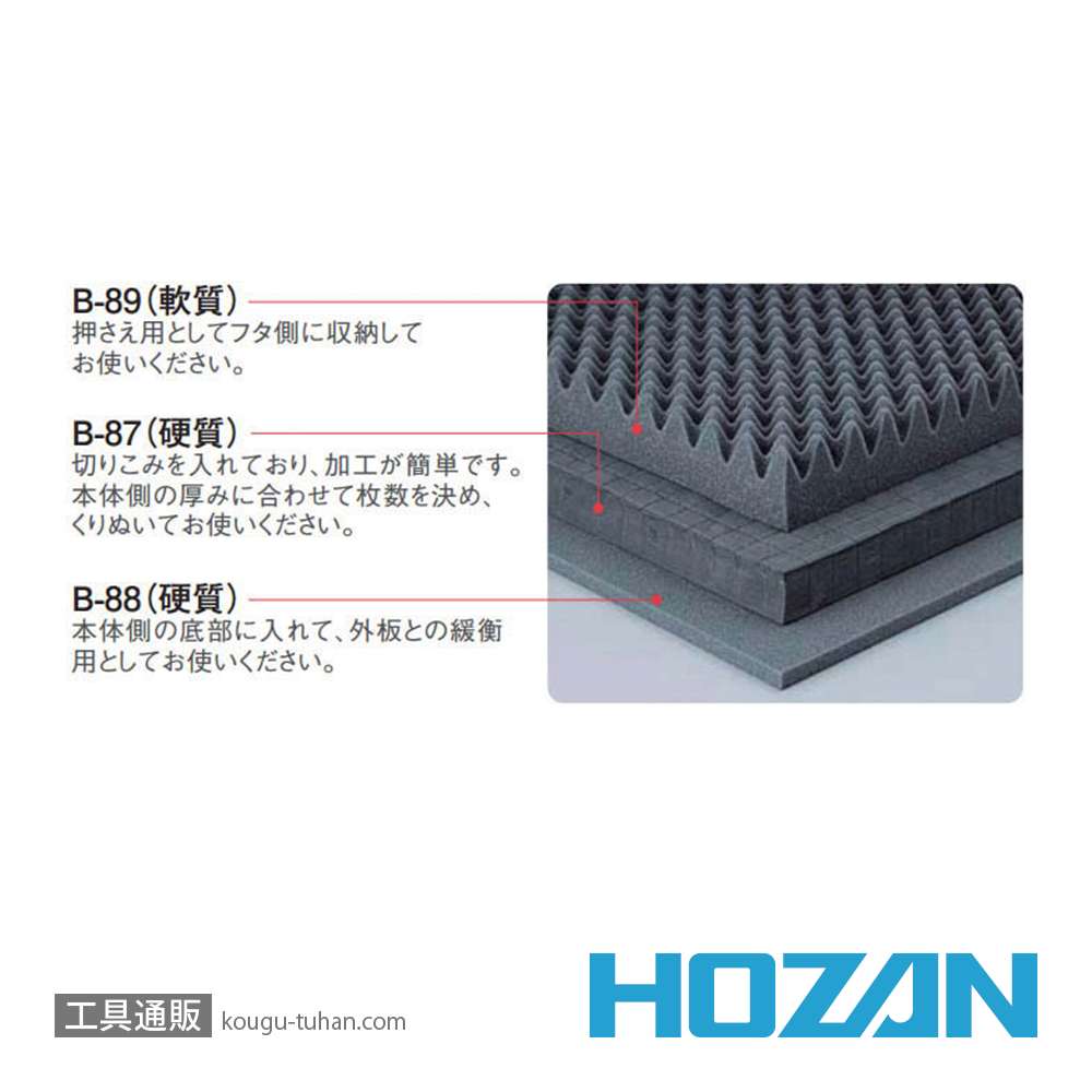 HOZAN B-87 緩衝ウレタンの画像