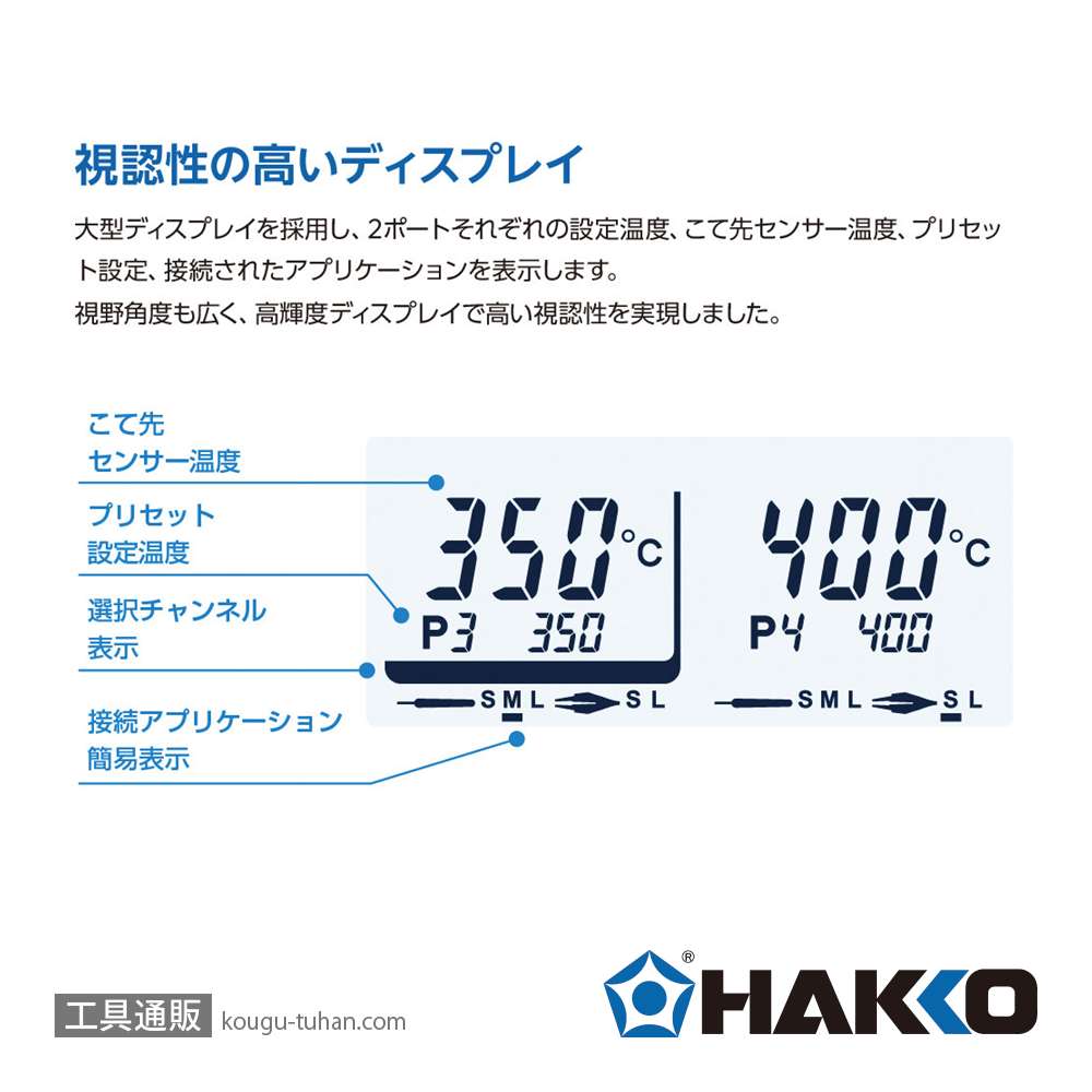 白光 FX972-81 はんだこてステーションセットの画像