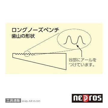ネプロス NPSL-200 ネプロス・ロングノーズペンチの画像