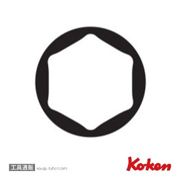 コーケン 6300M-38 3/4"6角ディープソケット 38mmの画像