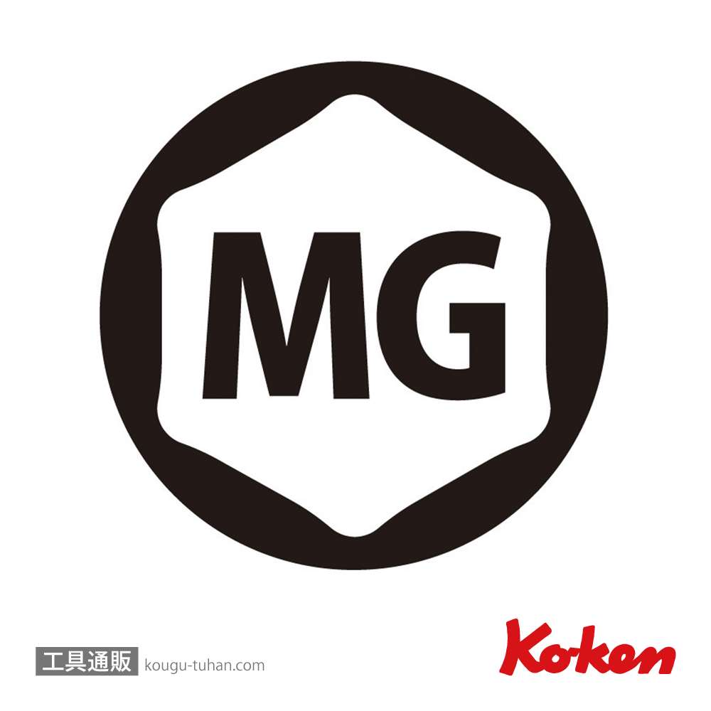 コーケン 12400AG-1/2 1/4"インパクト6角ソケット(マグネット付)の画像