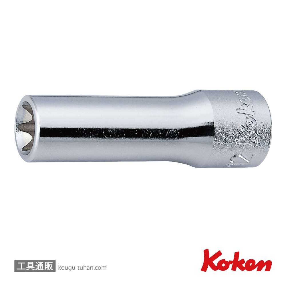 コーケン 3325-E10 3/8"トルクスディープソケット E10の画像