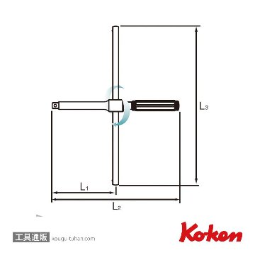 コーケン 4711X 1/2"フリーターンクロスレンチの画像
